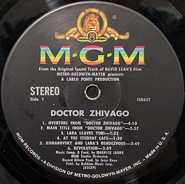Maurice Jarre - Doctor Zhivago - LP