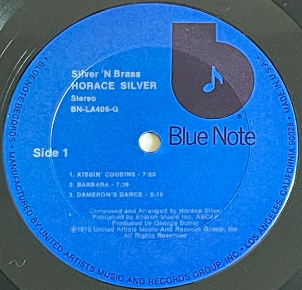 Horace Silver - Silver ‘N Brass - LP