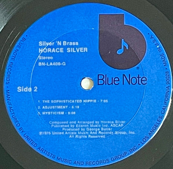 Horace Silver - Silver ‘N Brass - LP