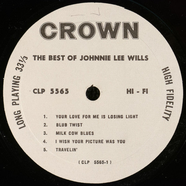 Johnnie Lee Wills - The Best Of Johnnie Lee Wills - LP