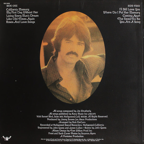 Jim Weatherly - The Songs Of Jim Weatherly - LP
