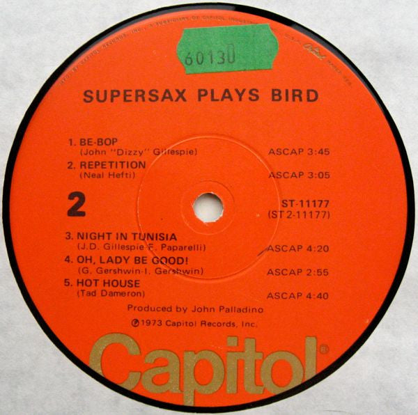 Supersax - Supersax Plays Bird - LP