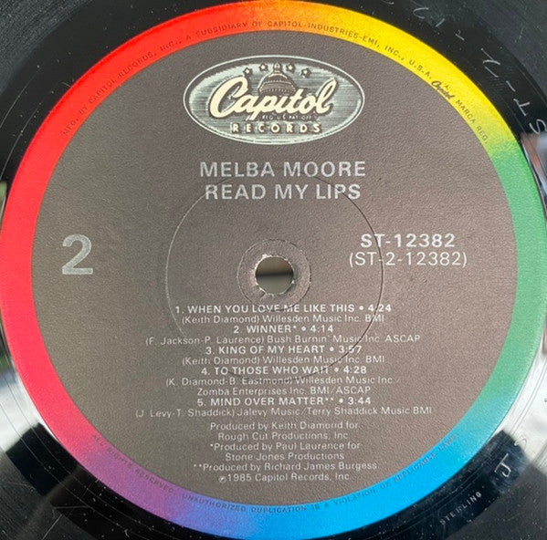 Melba Moore - Read My Lips - LP