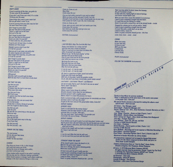 George Duke - Follow The Rainbow - LP