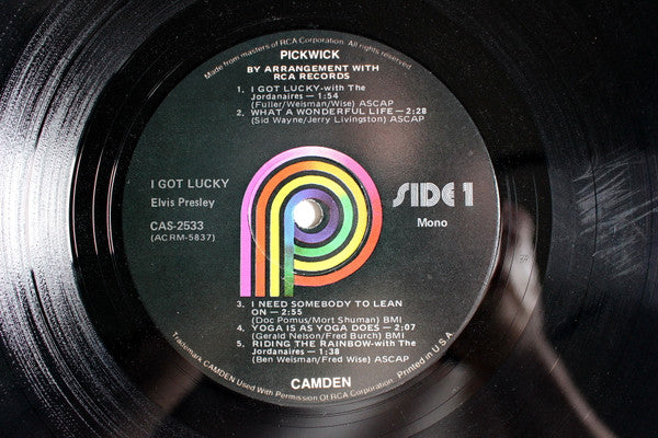 Elvis Presley - I Got Lucky - LP
