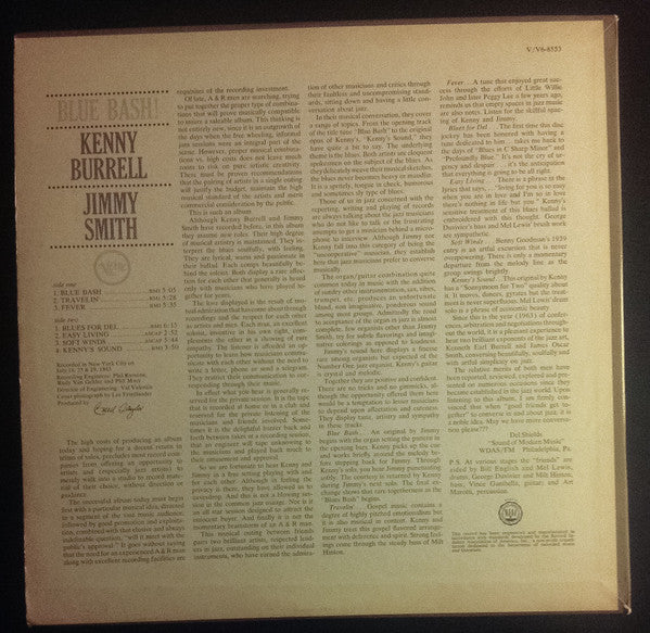 Kenny Burrell / Jimmy Smith - Blue Bash! - LP