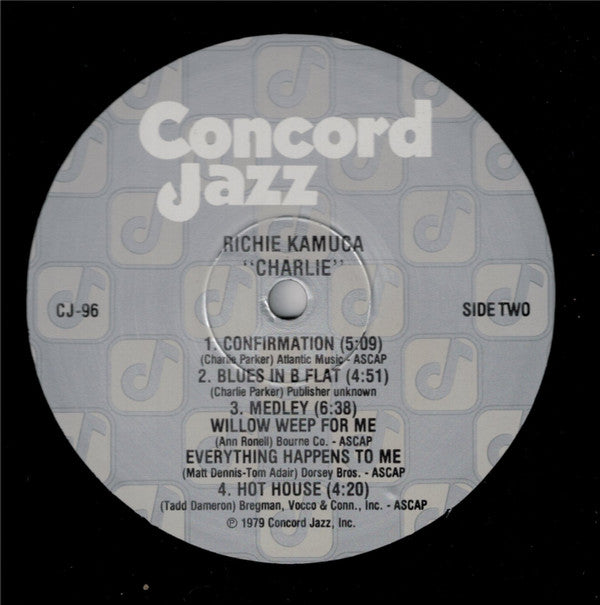 Richie Kamuca - Richie Kamuca's Charlie - LP