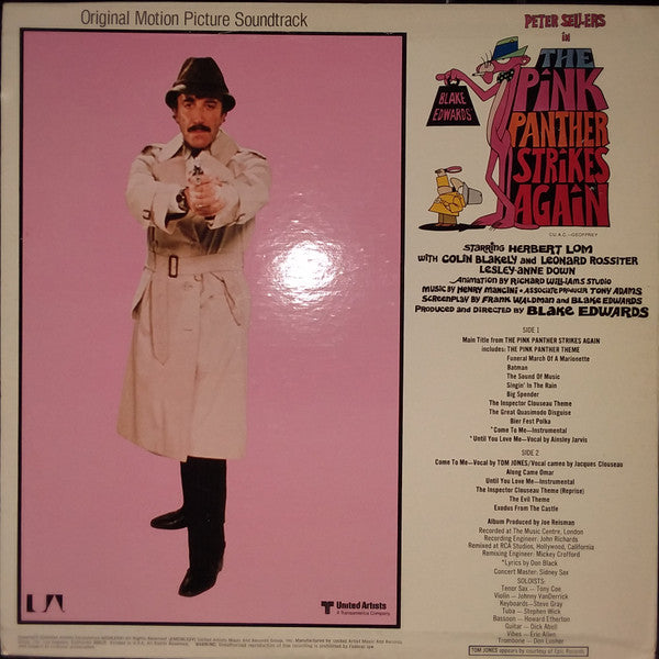 Henry Mancini - The Pink Panther Strikes Again (Original Motion Picture Soundtrack) - LP