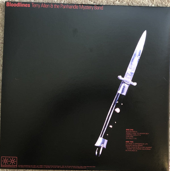 Terry Allen & The Panhandle Mystery Band - Bloodlines - LP