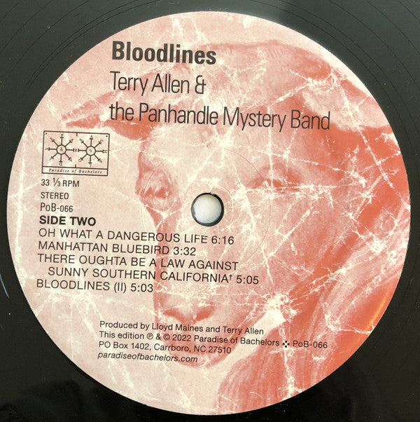 Terry Allen & The Panhandle Mystery Band - Bloodlines - LP