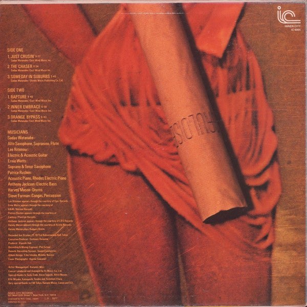 Sadao Watanabe - Autumn Blow - LP