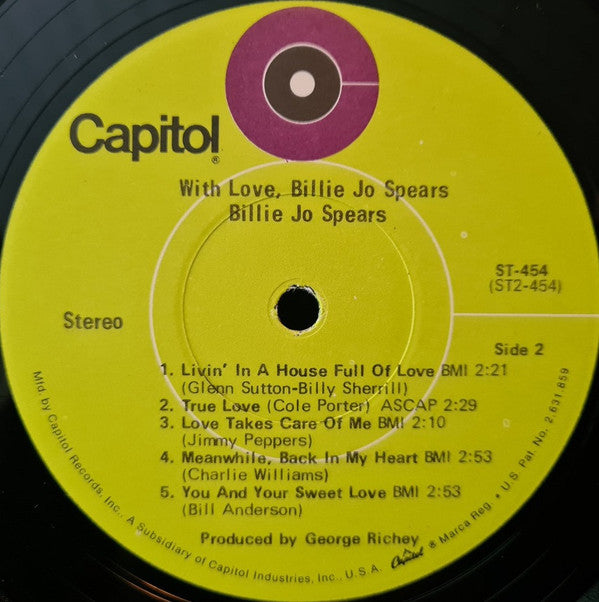 Billie Jo Spears - With Love - LP
