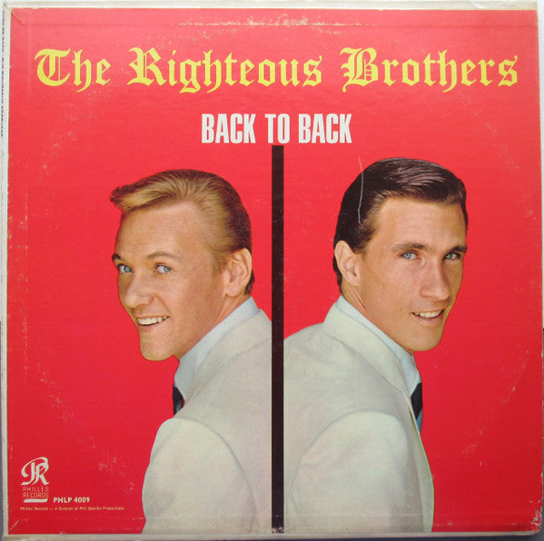 The Righteous Brothers - BACK TO BACK - LP