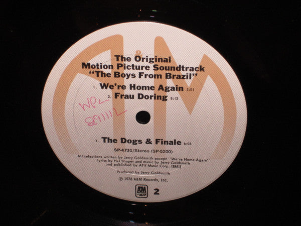 Jerry Goldsmith - The Boys From Brazil - LP