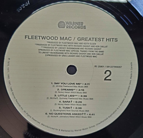 Fleetwood Mac - Greatest Hits - LP