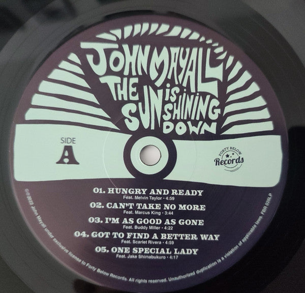 John Mayall - The Sun Is Shining Down - LP