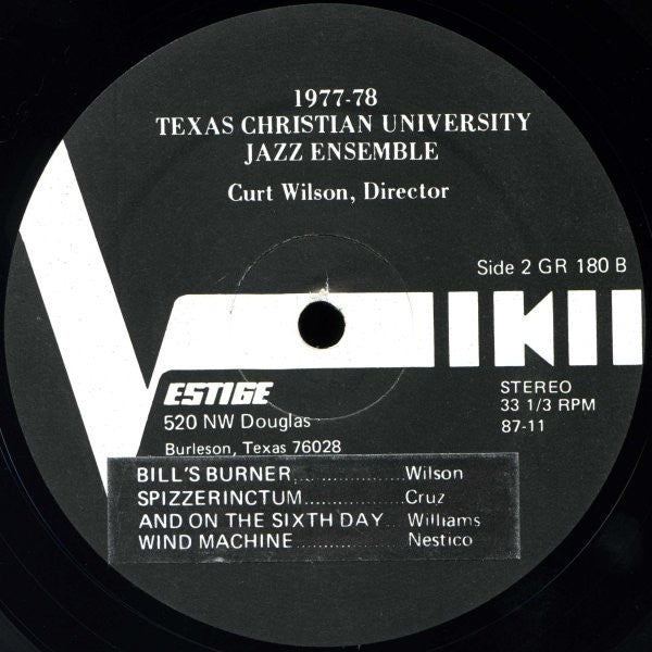 The Texas Christian University Jazz Ensemble - Look What They've Done To My Song Ma! - LP