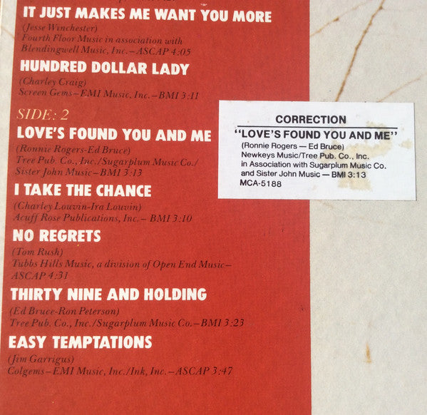 Ed Bruce - One To One - LP