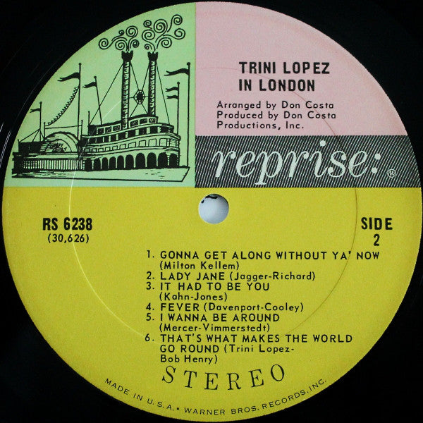 Trini Lopez - Trini Lopez In London - LP