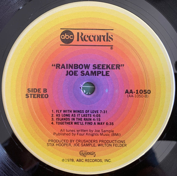 Joe Sample - Rainbow Seeker - LP