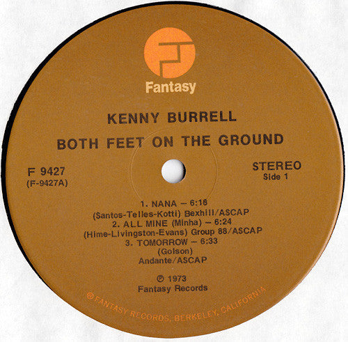 Kenny Burrell - Both Feet On The Ground - LP