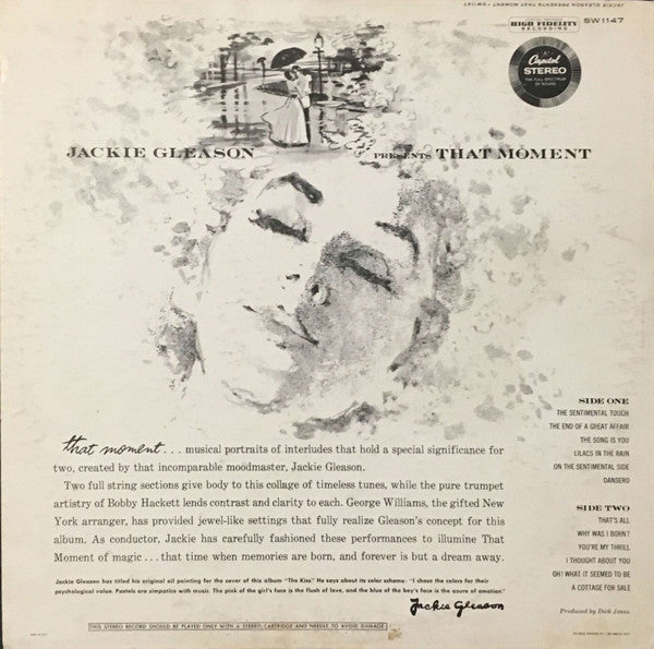 Jackie Gleason - Jackie Gleason Presents Lush Musical Interludes For That Moment - LP