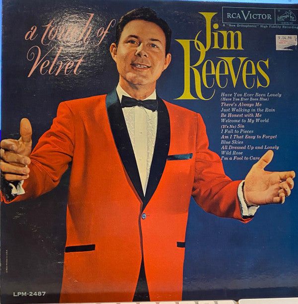 Jim Reeves - A Touch Of Velvet - LP
