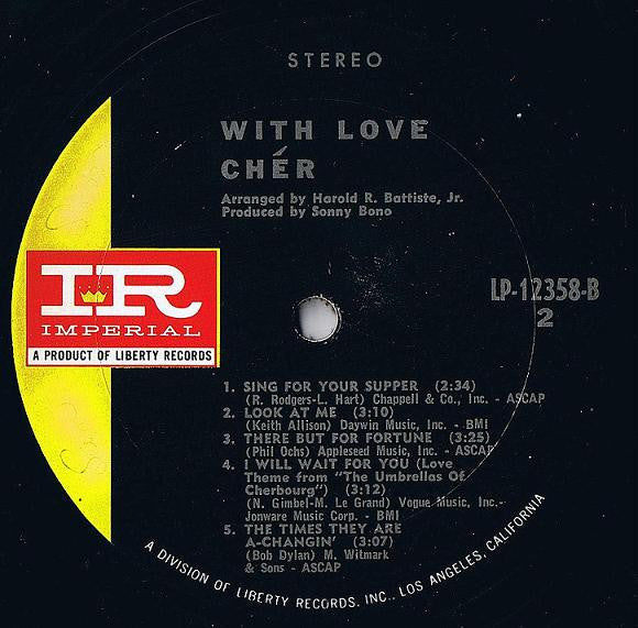 Chér* - With Love - LP