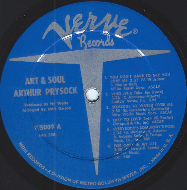Arthur Prysock - Art & Soul - LP