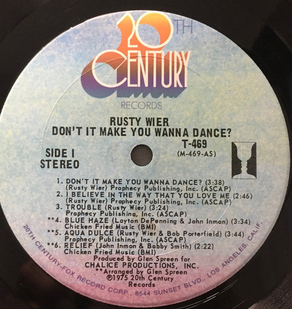 Rusty Wier - Don't It Make You Wanna Dance? - LP