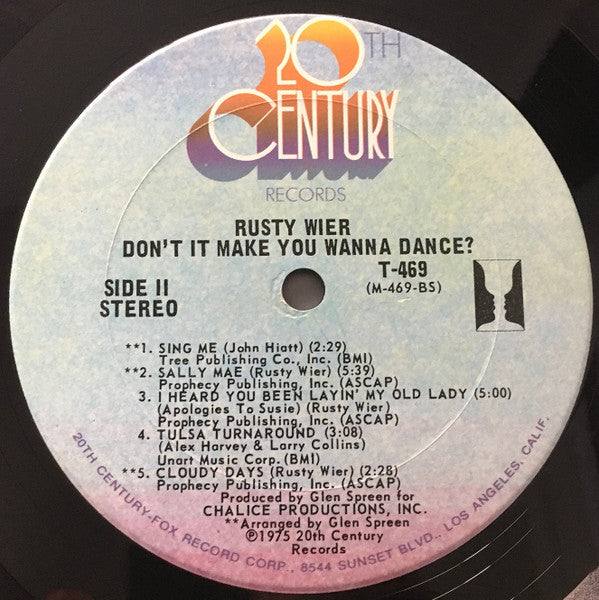 Rusty Wier - Don't It Make You Wanna Dance? - LP
