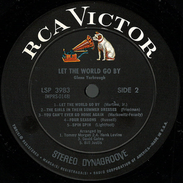 Glenn Yarbrough - Let The World Go By - LP