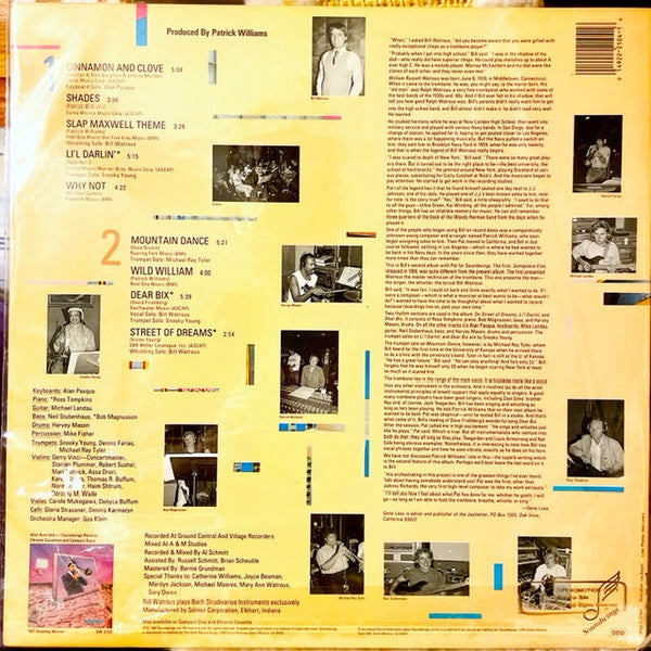 Bill Watrous - Reflections - LP