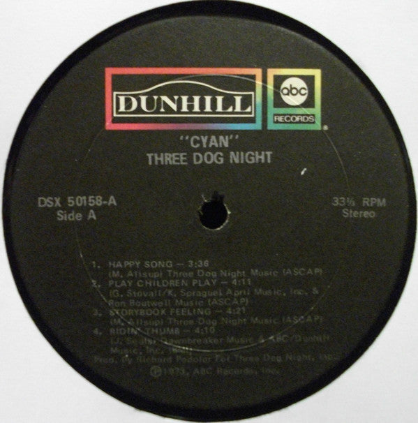Three Dog Night - Cyan - LP