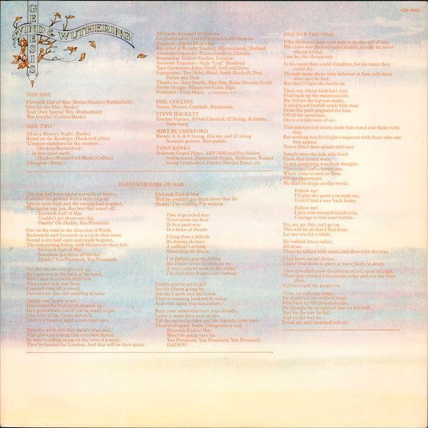 Genesis - Wind & Wuthering - LP