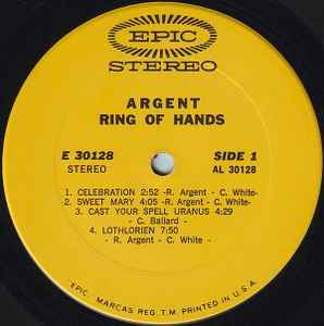 Argent - Ring of Hands - LP