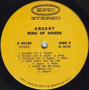 Argent - Ring of Hands - LP