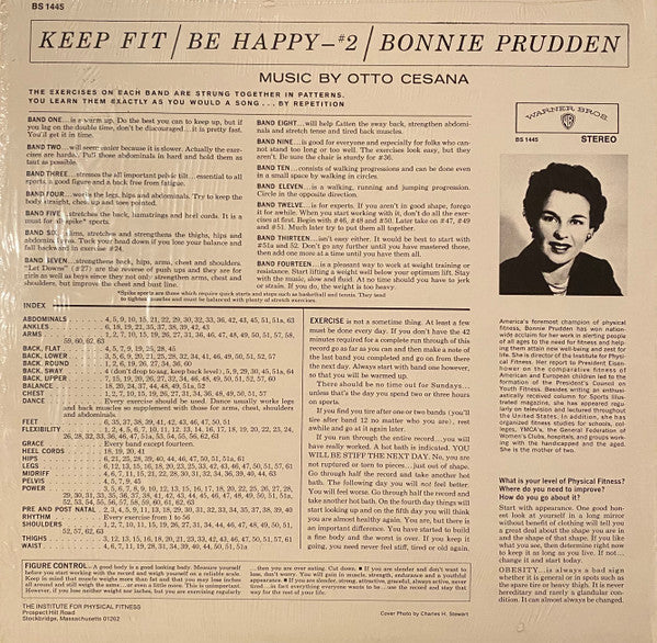 Bonnie Prudden - Keep Fit And Be Happy, Number 2 - LP