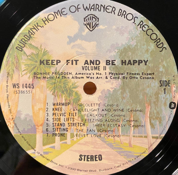 Bonnie Prudden - Keep Fit And Be Happy, Number 2 - LP