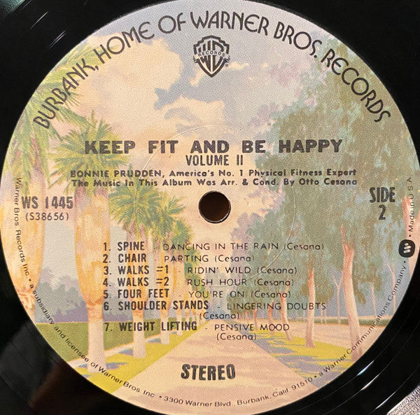 Bonnie Prudden - Keep Fit And Be Happy, Number 2 - LP