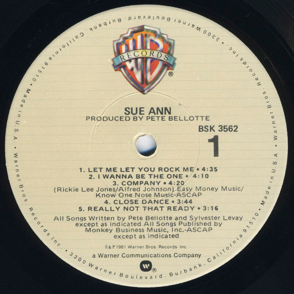 Sue Ann* - Sue Ann - LP