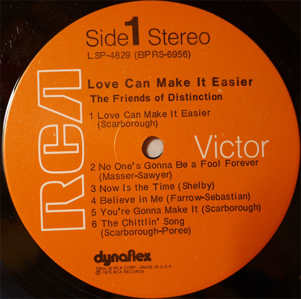 The Friends Of Distinction - Love Can Make It Easier - LP