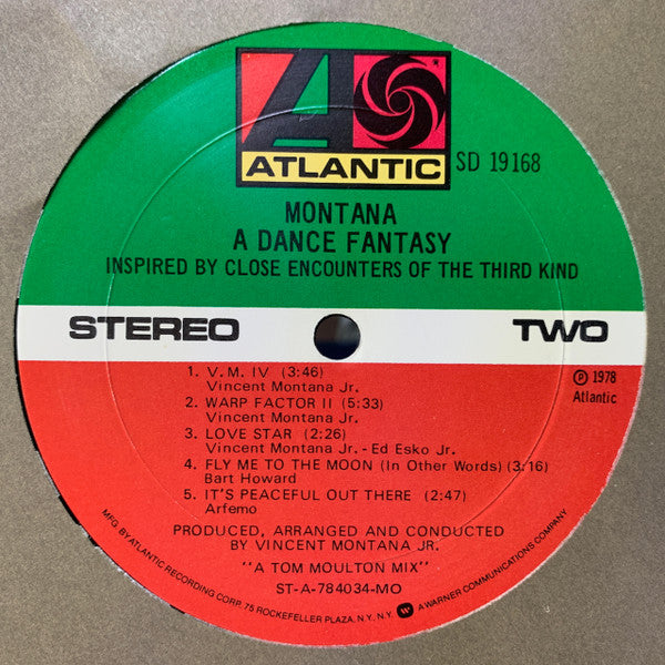 Montana - A Dance Fantasy Inspired By Close Encounters Of The Third Kind - LP