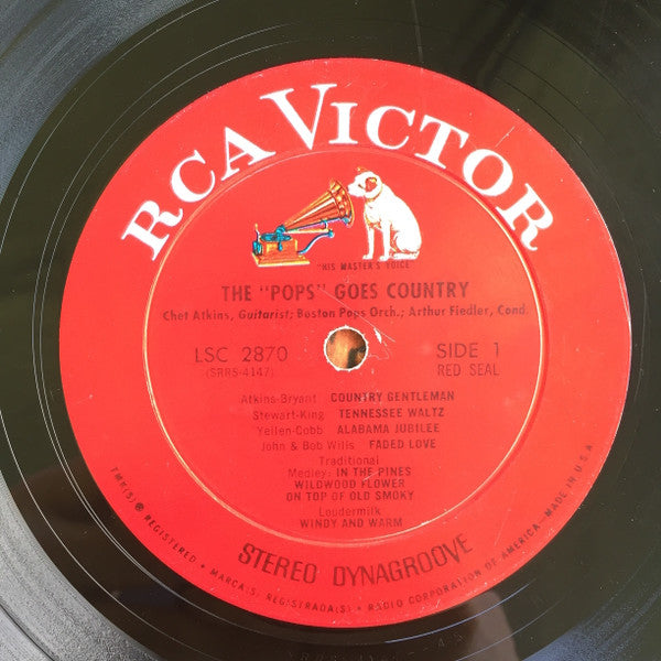 Chet Atkins / Boston Pops* / Arthur Fiedler - The "Pops" Goes Country - LP