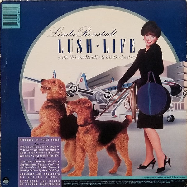 Linda Ronstadt With Nelson Riddle & His Orchestra* - Lush Life - LP