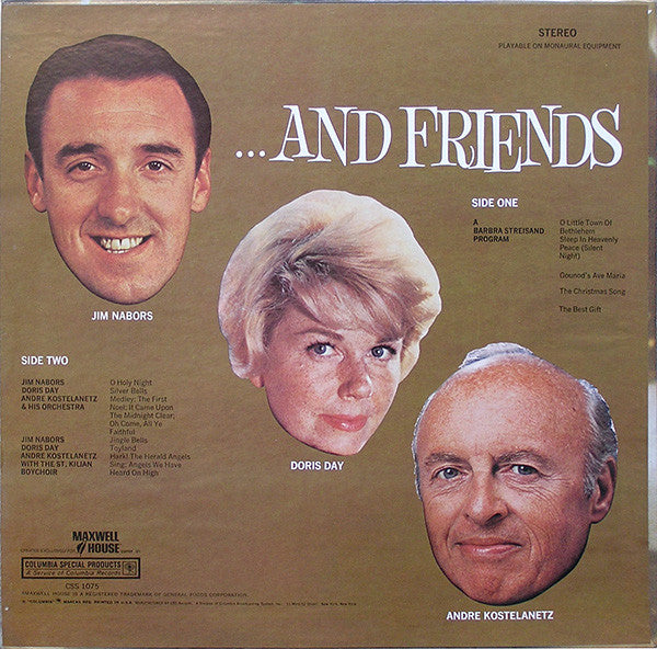 Various - Season's Greetings From Barbra Streisand...And Friends - LP