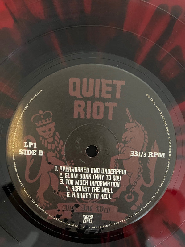 Quiet Riot - Alive And Well - LP