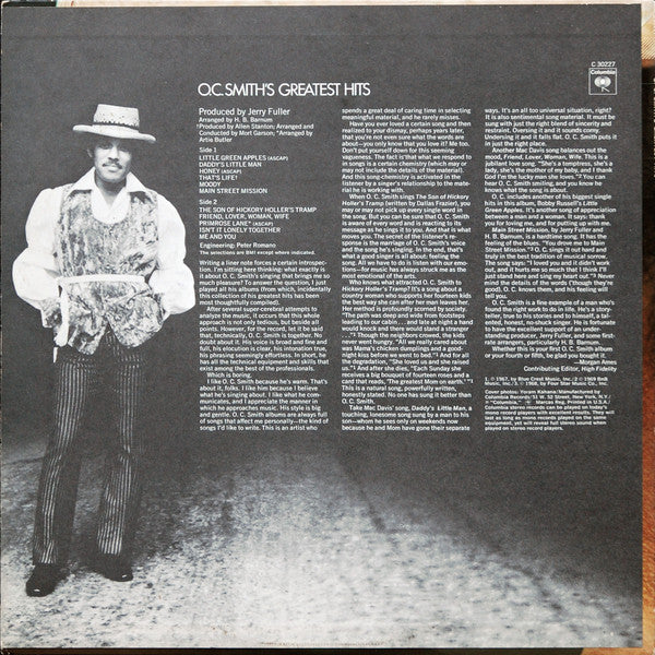 O. C. Smith* - O. C. Smith's Greatest Hits - LP