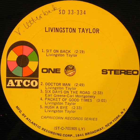 Livingston Taylor - Livingston Taylor - LP