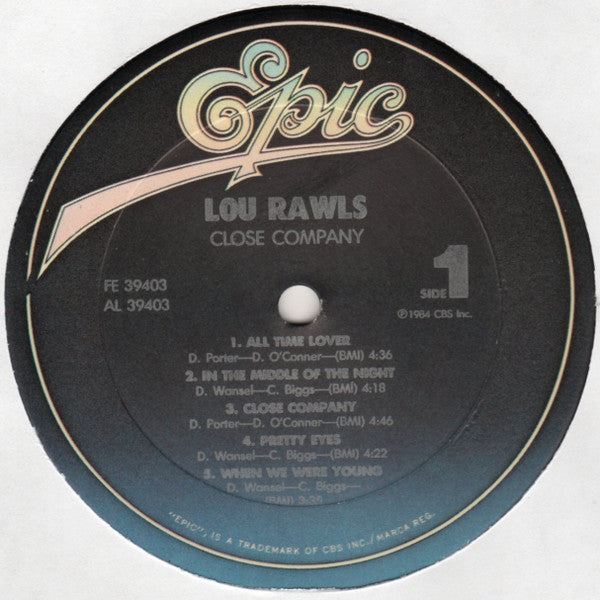 Lou Rawls - Close Company - LP